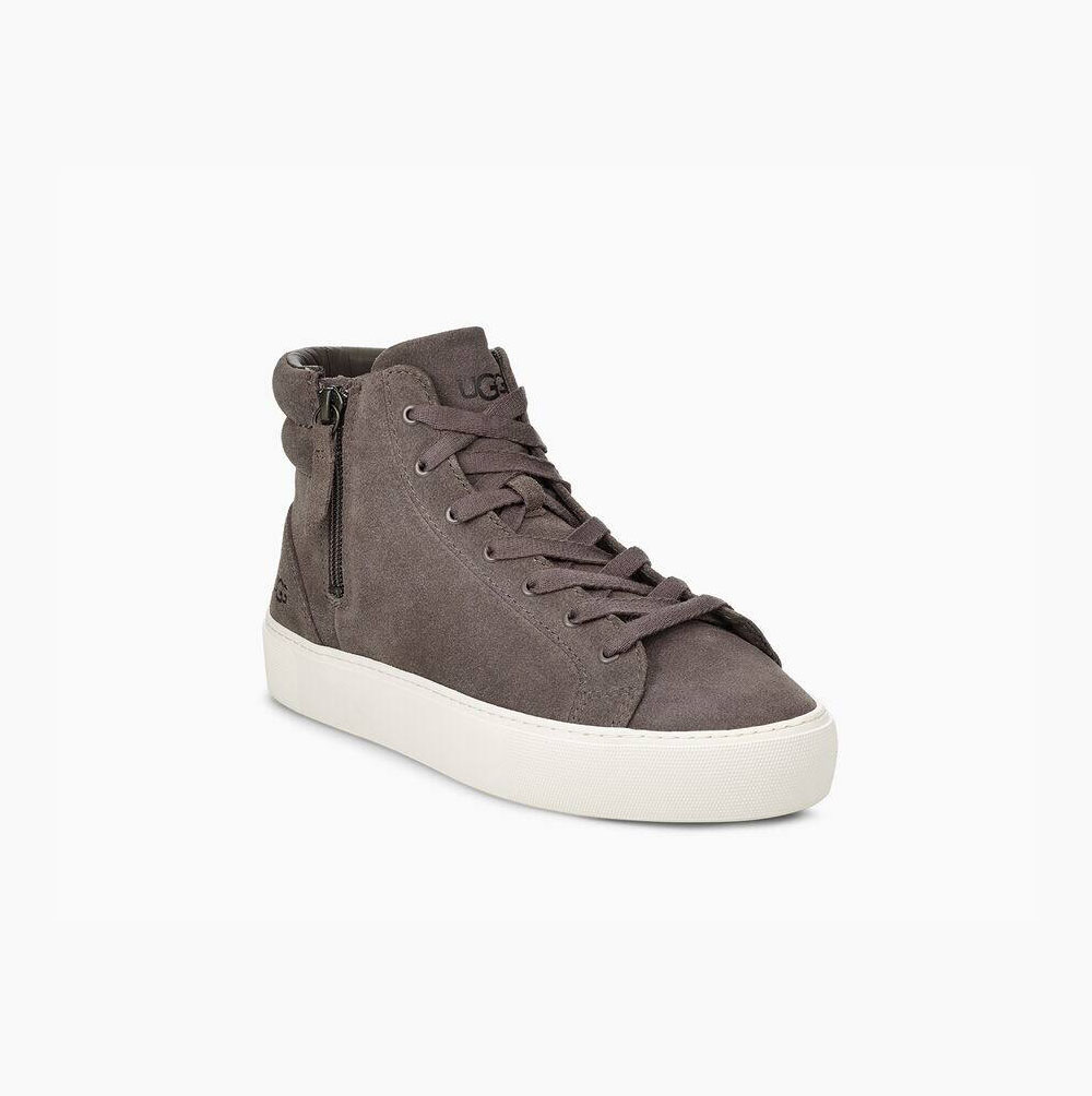 UGG Olli Grey Sneakers for Women (VBLU81045)